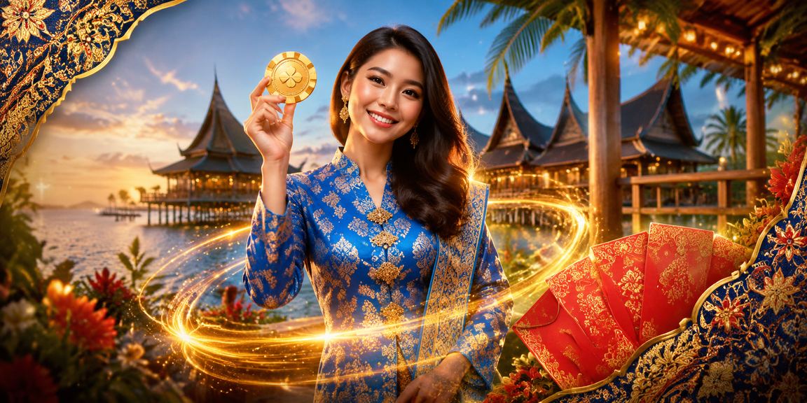 Penerima bonus sampul merah Sarawak berpakaian baju kurung sempena perayaan tahunan